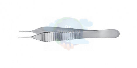 Пинцет хирургический Adson, 1х2-зубый, прямой, длина 12 см