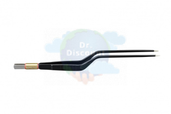 Пинцет биполярный АНТИПРИГАРНЫЙ BOWA. Байонетный, прямой. Длина 22 см.