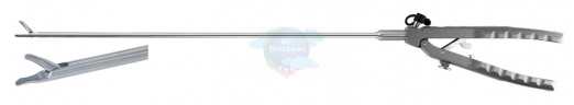 Иглодержатель LOFTLINE, ТС, S-образный, 45 см, Ø 5.0 mm, прямая рукоять